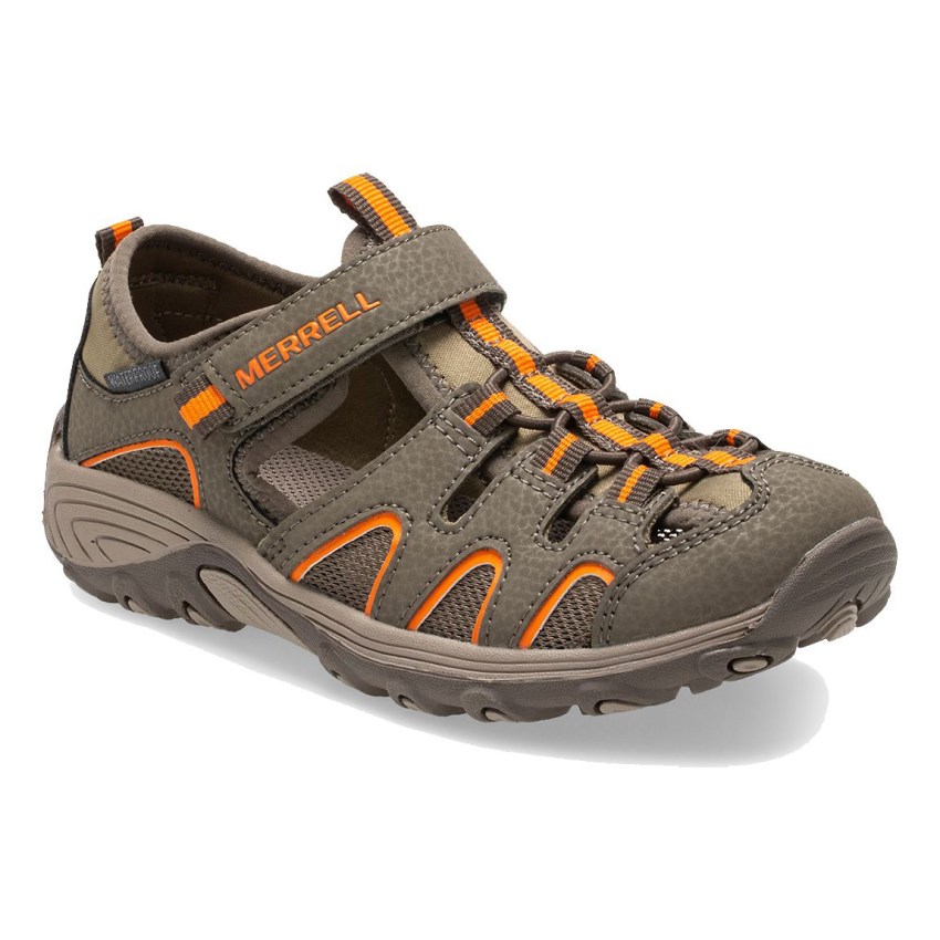 Sandales Merrell Hydro H2O Hiker Vert Foncé Olive Enfant | Y.O.XTBD